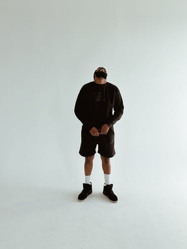 GALAXY BLACK Sweat Short