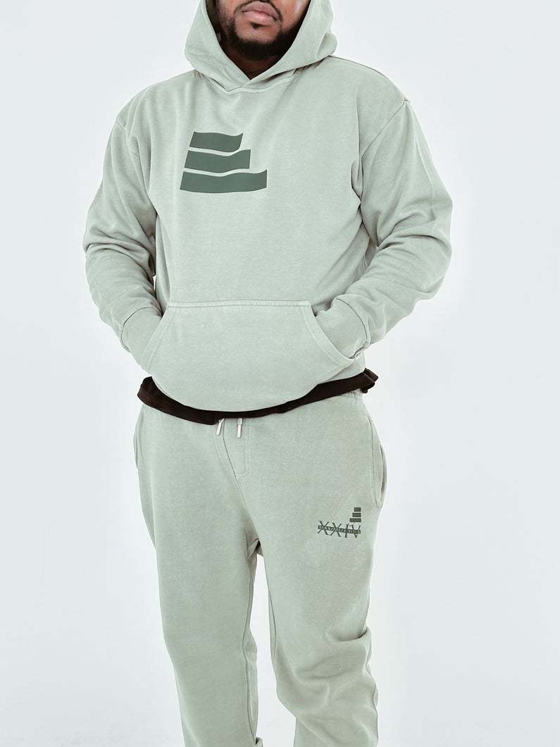 OIL GREEN Sweat Set